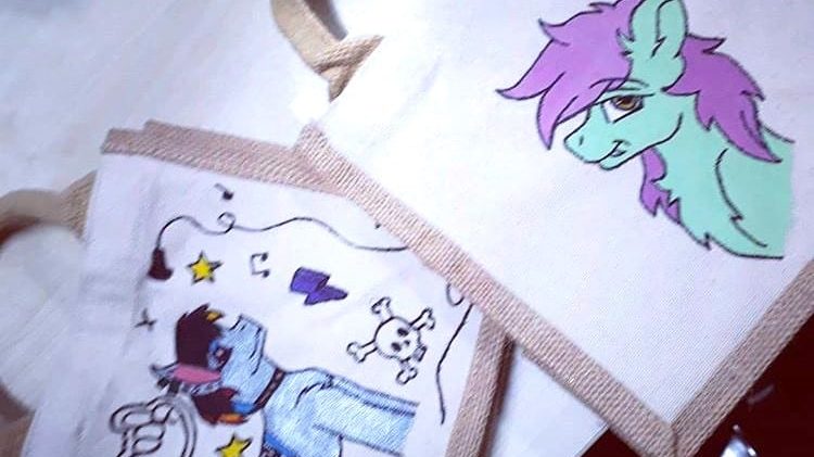 tote bags made at creative hub