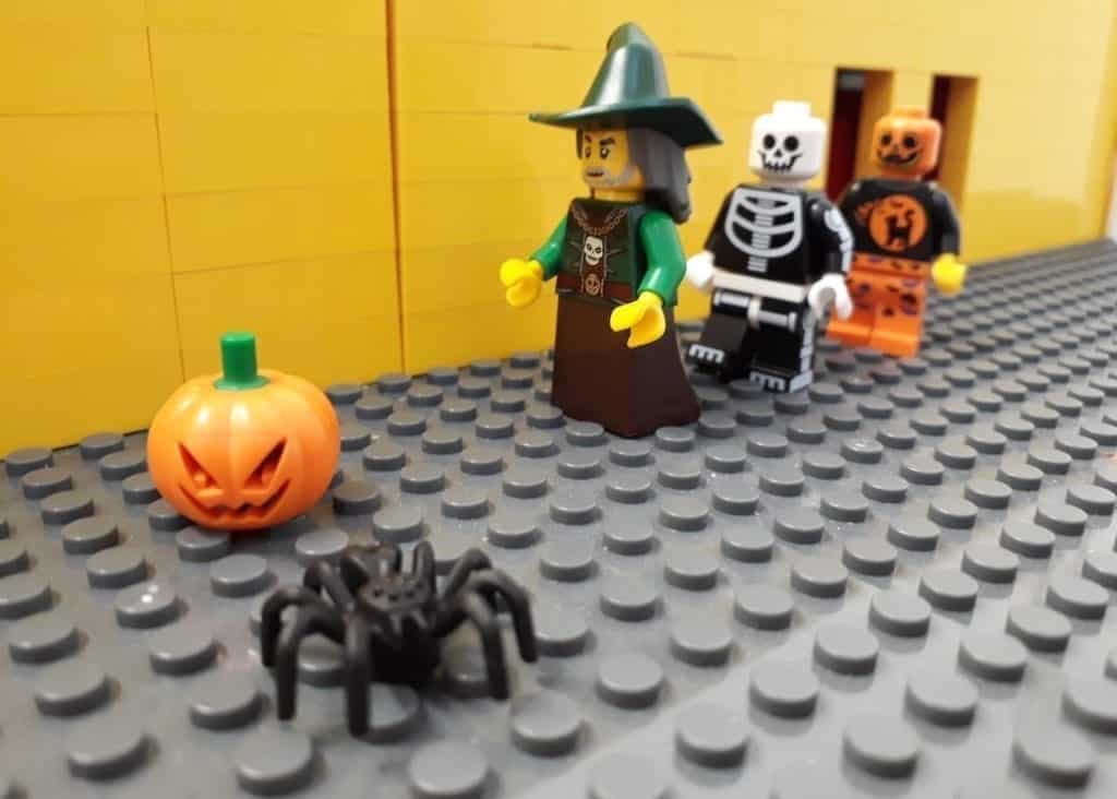 Lego Donations needed for Pure Bricks Studio! 3 A Lego pumpkin, spider, witch and skeleton