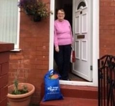 Winter Packs From WIN Warm Up Stockport 4 stockport resident receives winter warmer pack from wellbeing and independence network