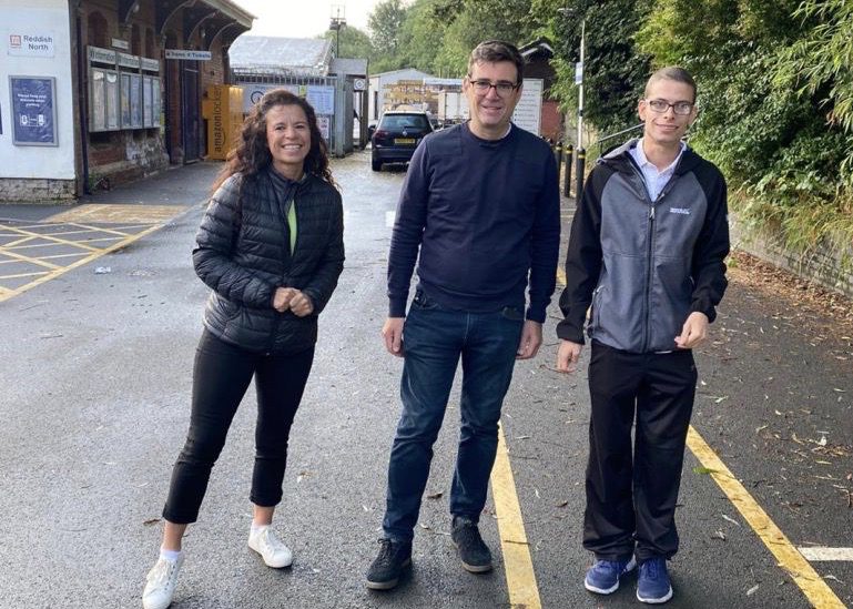 Andy Burnham & Nathaniel on Transport Accessibility 4 The three travelers en route to uncover transport accessibility problems.