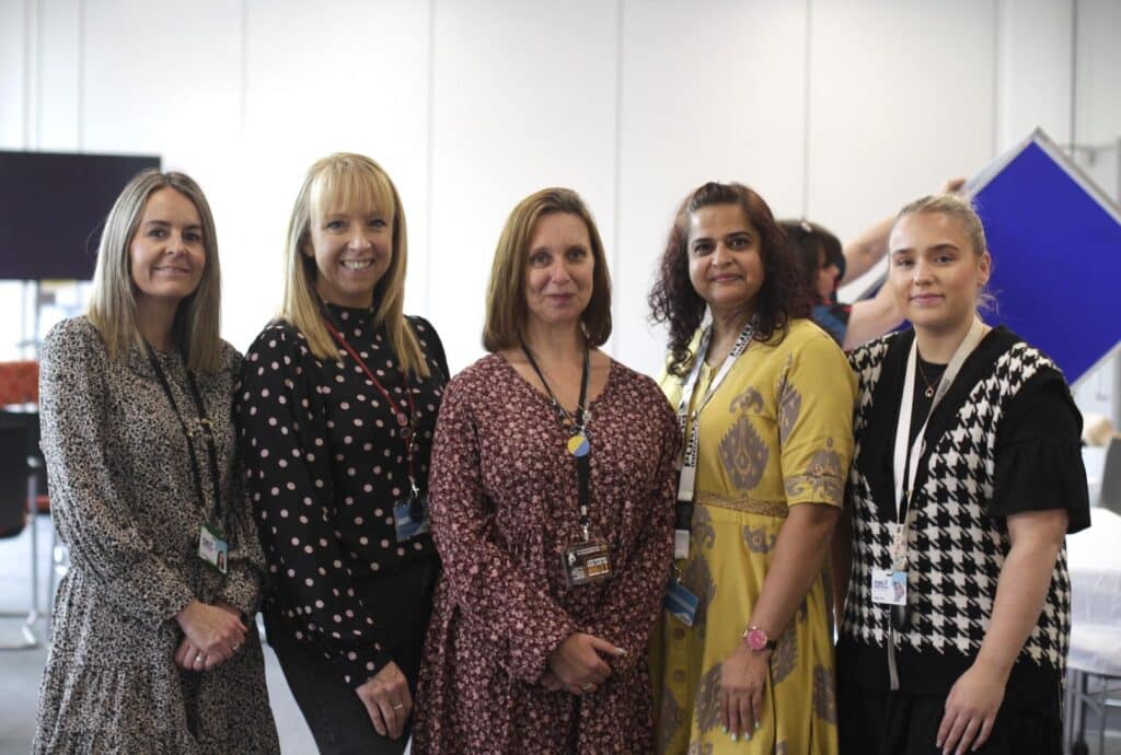 The Community Hub 9 5 Women stood in line, Menopause in Mind Team